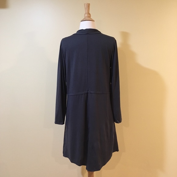 Waterfall Lapel Open Front Cardigan - Picture 3 of 4